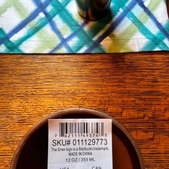 NEW Starbucks 2022 Copper Siren Mermaid Ceramic Tumbler 12oz Travel Mug LAST 1 - Picture 4 of 5